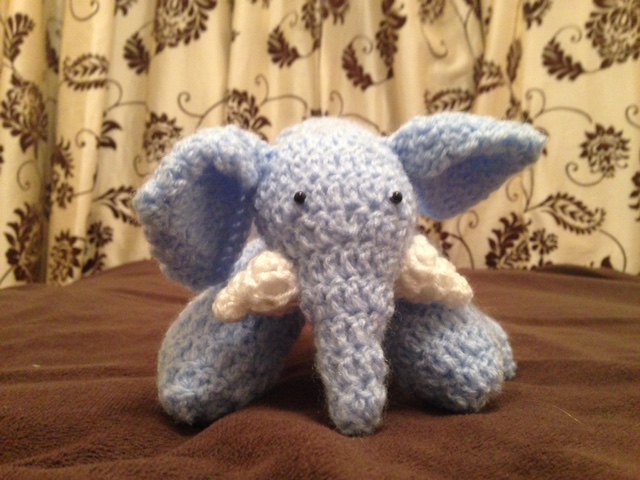 Cute crochet elephant